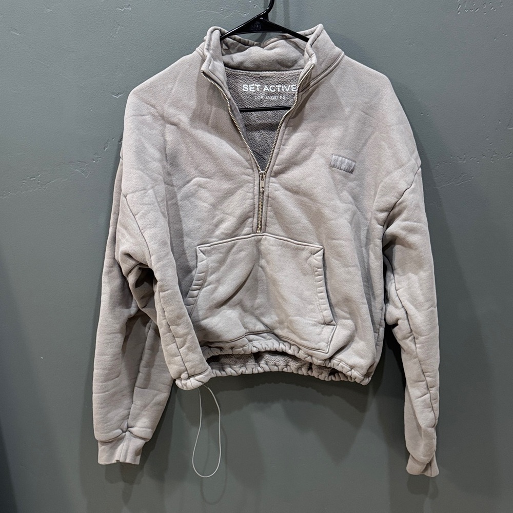 Set Active Light Gray Pullover - image 1
